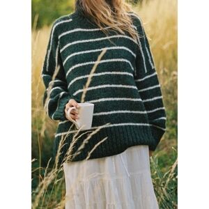 Christy Dawn The Ingrid Sweater in Basil, XS/S, New With Tags